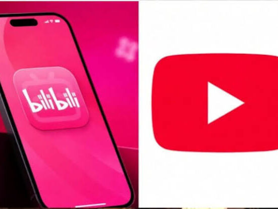 Logos de Bilibili y YouTube representando la expansión internacional de la plataforma de video china