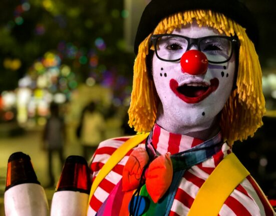 Payaso joker — webinar crear contenido como un payaso miedo escénico